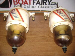 Pair of Dahl Fuel/Water Separators Model 200 for Sale